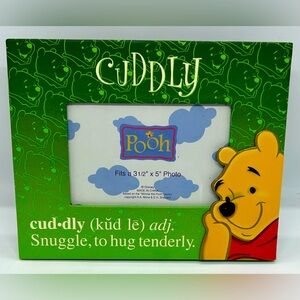 Disney Winnie the Pooh “Cuddly” 3.5 x 5” Picture Frame